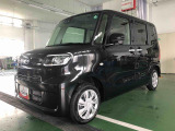 タント X ブラックマイカ 4WD 人気車です!!