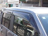 【ドアバイザー】雨の日に少しだけ窓を開けたい。そんな時に便利なドアバイザー付です。