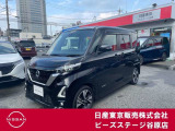 ルークス660ハイウェイスターGターボ◇アラウンドビューM・前後ドライブR・左オートSD◇男前ブラックターボです!!