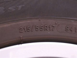 215/55R17    タイヤサイズです。 タイヤのご相談も石川トヨペットカローラにお任せください