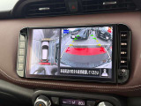 [アラウンドビューモニター]車両を上から見たようなカメラで周りの障害物などが一目瞭然!駐車が苦手な方でも、らくらく駐車♪