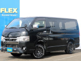 令和3年ハイエースVスーパーGL特別仕様車ダークプライム2ディーゼル4WDが入庫!オフロードカスタムでベッドキット付き!