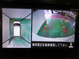 アラウンドビューモニターで車庫入れも空から見ている様に駐車できラクラクです。