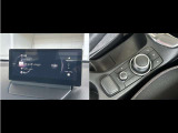 8.8インチにサイズUPした、マツダコネクト。センターコマンダーはタッチパッド型になっており、ナビ地図の縮小/拡大も簡単に行えます。