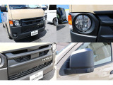 丸目ヘッドライト、TOYOTAグリル、ドアミラーマッドブラック塗装!