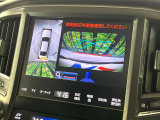 【パノラミックビューモニター】専用のカメラにより、上から見下ろしたような視点で360度クルマの周囲を確認することができます☆死角部分も確認しやすく、狭い場所での切り返しや駐車もスムーズに行えます。
