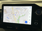【10.5インチ ディスプレイオーディオ】大画面のディスプレイはAppleCarPlayやAndroidAutoが利用可能。大きな画面でスマホナビアプリ等が利用いただけます♪