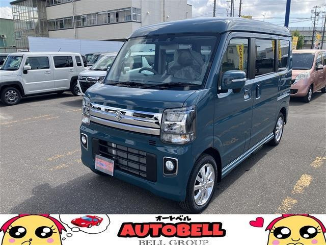 エブリイワゴンPZターボスペシャル ハイルーフ 4WD届出済未使用車 スズキセーフティS