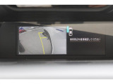サイドカメラの映した画像、狭い路地などでの幅寄せ時などに便利なカメラ映像です