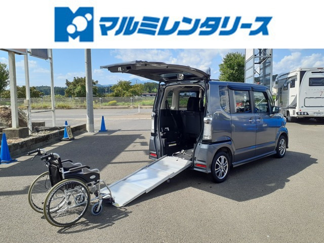 N-BOX+カスタム G 車いす仕様車 電動ウインチ リモコン付 ナビ Bカメラ