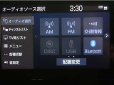 携帯電話とBlue Toothの連携により車の中でハンズフリー通話が可能です。