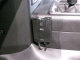 ETC車載器付きです。高速道路の料金所もスムーズに通過できます。