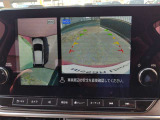全周囲カメラ(アラウンドビューモニター)でまっすぐ車庫入れが出来ているか確認できます!