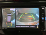 パノラミックビューモニター付きです。車両を上から見たような映像をモニター画面に表示。運転席からの目視では見にくい、車両周辺の状況をリアルタイムでしっかり確認できます。