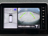 車の上から見下ろしたような360度見えるアラウンドビューモニター搭載してます!狭い駐車場や暗い場所でも安心して駐車出来ます!