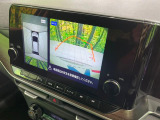 【アラウンドビューモニター】専用のカメラにより、上から見下ろしたような視点で360度クルマの周囲を確認することができます☆死角部分も確認しやすく、狭い場所での切り返しや駐車もスムーズに行えます。