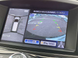 上から丸見えアラウンドビュー!車を真上から見下ろした様な映像を映し出すアラウンドビューモニター。これで車庫入れもラクラク。