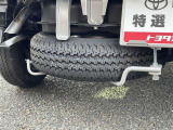 スペアタイヤ付き!万が一のパンク時にも安心ですね