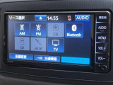 Bluetooth対応ナビです。スマホからのプレイリスト再生やハンズフリー通話も可能です。