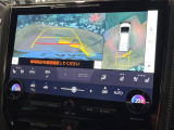【パノラミックビューモニター】専用のカメラにより、上から見下ろしたような視点で360度クルマの周囲を確認することができます☆死角部分も確認しやすく、狭い場所での切り返しや駐車もスムーズに行えます。