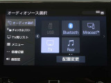 ディスプレイオーディオを装備。スマホとクルマを繋ぐことで、これまでのナビに加えて、色々なサービスが楽しめます。