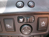 ドアミラーの鏡面の調節、格納は運転席からすべて操作できます!