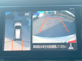 【アラウンドビューモニター】専用のカメラにより、上から見下ろしたような視点で360度クルマの周囲を確認することができます☆死角部分も確認しやすく、狭い場所での切り返しや駐車もスムーズに行えます。