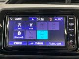 ワンセグテレビ、CD、Bluetoothオーディオなどが楽しめます。