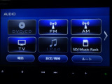 フルセグテレビ搭載。DVD・CD再生・SDカードにも対応しています。