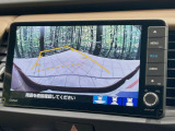 【バックカメラ】駐車時に後方がリアルタイム映像で確認できます。大型商業施設や立体駐車場での駐車時や、夜間のバック時に大活躍!運転スキルに関わらず、今や必須となった装備のひとつです!