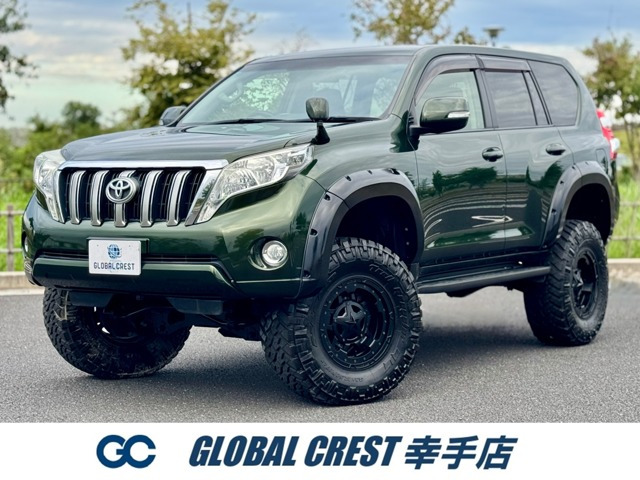 ランドクルーザープラド2.8 TX ディーゼル 4WD1年保証付 社外足廻・ボディリフトアップ
