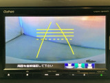 バックでの車庫入れも安心です! リアカメラが付いているバックモニター付のナビを装備しております。操作線もついており距離感も画面から確認できます。