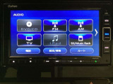 ナビゲーションはフルセグTV、インターナビ対応のGathers純正メモリーナビを搭載しています。Bluetoothオーディオ機能がありますので、スマートフォンなどの音楽も再生できます。