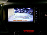 車庫入れなどでバックする際に後方確認ができて便利です。車庫入れ苦手な人もこれで安心!!