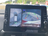 アラウンドビューモニター付で左側側面も見えるので縦列駐車も安心です!