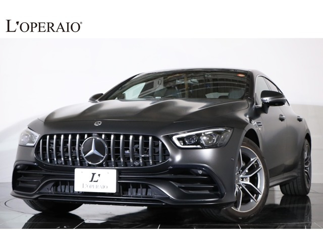 AMG GT 4ドアクーペ 43 4マチックプラス 4WD 有償外装色:グラファイトグレーマグノ エク