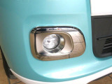 LEDフォグランプ(メッキガーニッシュ付き)。悪天候下や霧の中での運転の時、視界確保。