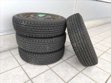 ●標準12インチホイール&ブリヂストン W300 2022年製 145/80R12 80/78N LT 溝残約5mm