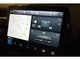 10.1インチの純正ナビ、タッチパネル式です!