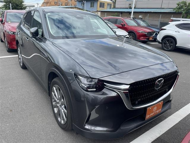 CX-60 3.3 XD エクスクルーシブモード ディーゼル パノラマルーフ/白革シート/純正12...