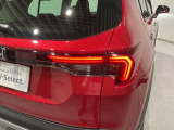 視認性がいいテールランプ。後続車にも存在をアピール。