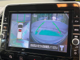 【アラウンドビューモニター】専用のカメラにより、上から見下ろしたような視点で360度クルマの周囲を確認することができます☆死角部分も確認しやすく、狭い場所での切り返しや駐車もスムーズに行えます。
