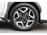 スバル純正18インチアルミホイール(切削光輝)タイヤサイズ225/55R18。