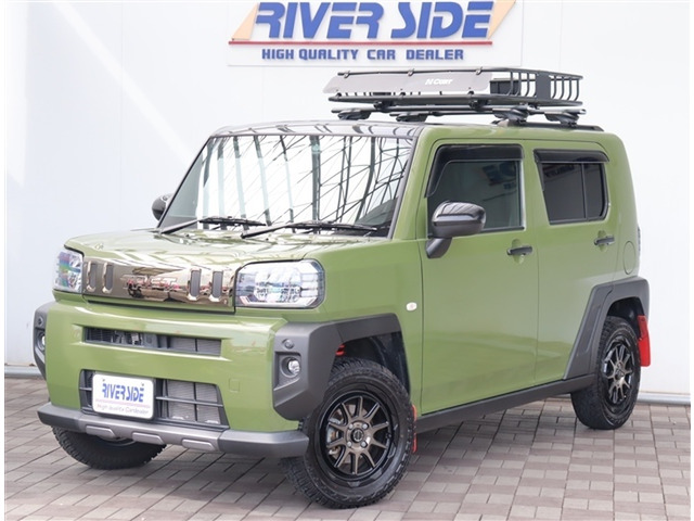 タフト G ターボ ダーククロム ベンチャー 4WD リフトアップ Aftermarketルーフキャリア 社...