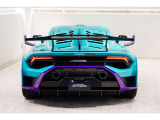 Rear diffuser in visible Carbon Fiber Matt