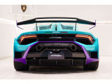 Rear diffuser in visible Carbon Fiber Matt