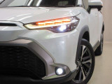 LEDヘッドライトです。デザイン性がよくとても明るいので、夜間の走行や悪天候でも安心です。しかも長寿命!