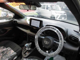 見晴らしの良い運転席。