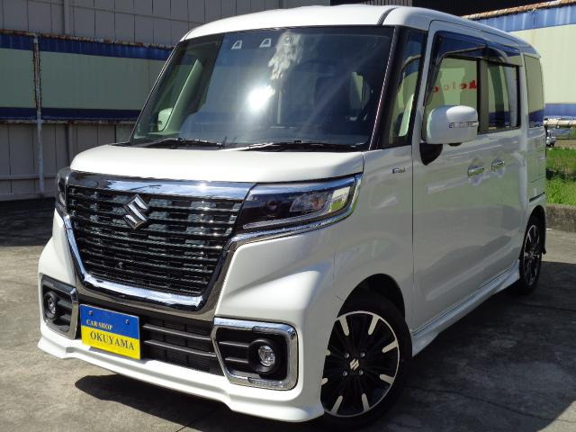 スペーシアカスタム ハイブリッド(HYBRID)  XS 純正ナビTV全方位カメラ