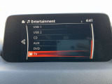 フルセグTV付車両です。Bluetooth接続も可能です。